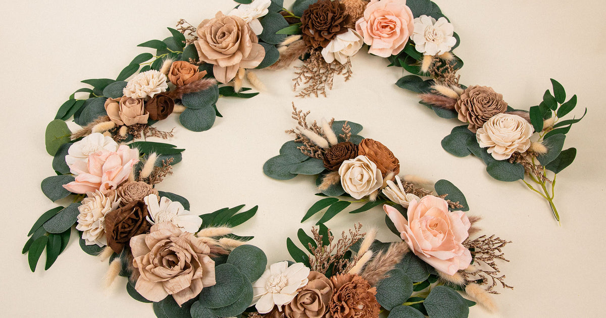 Luxe Amber Garland SolaFlowers