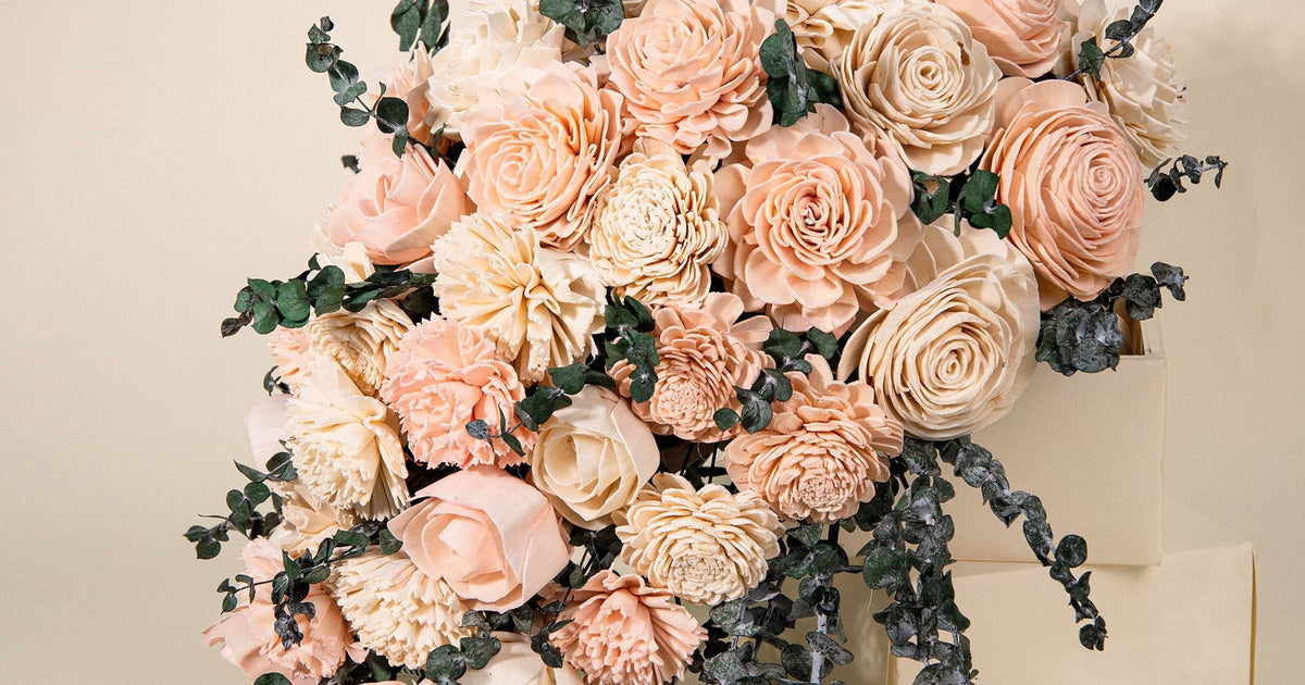 BLUSH SUEDE FLOWERS main image 1