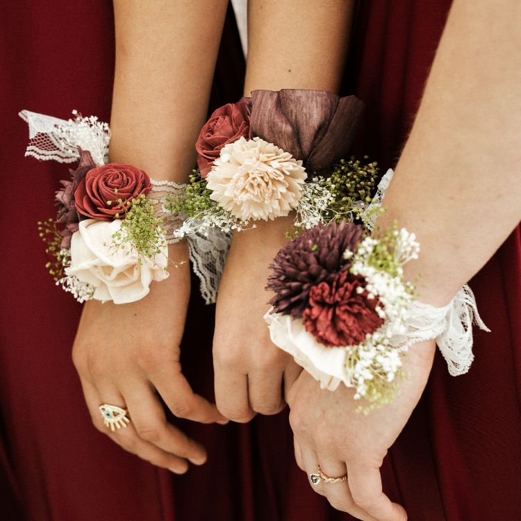 How to make a wrist corsage with fake flowers discount