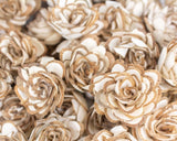 1" Almond - 50 Pack - Sola Wood Flowers