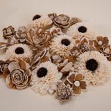 100 Random Assortment (All Bark) - Sola Wood Flowers