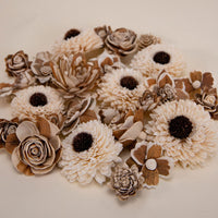 100 Random Assortment (All Bark) - Sola Wood Flowers