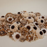 100 Random Assortment (All Bark) - Sola Wood Flowers