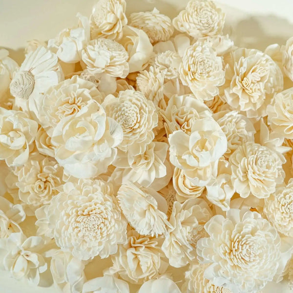 100 Random Assortment (No Bark) – Sola Wood Flowers