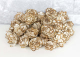 1.5" Almond - 50 Pack - Sola Wood Flowers