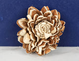 1.5" Bark Zinnia (10 pack) - Sola Wood Flowers