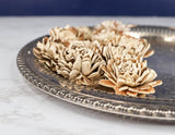 1.5" Bark Zinnia (10 pack) - Sola Wood Flowers