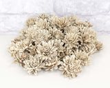 1.5" Bark Zinnia - 50 Pack - Sola Wood Flowers