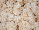 1.5" Dahlia- 50 Pack - Sola Wood Flowers