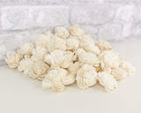 1.5" Spiral - 50 Pack - Sola Wood Flowers