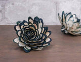 2" Almond w/ Blue Tips (10 Pack) - Sola Wood Flowers