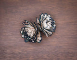2" Almond w/ Blue Tips (10 Pack) - Sola Wood Flowers