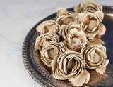 2" Bark Lotus (10 Pack) - Sola Wood Flowers