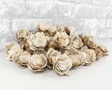 2" Bark Lotus - 50 Pack - Sola Wood Flowers