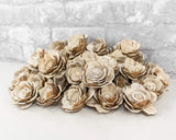 2" Bark Lotus - 50 Pack - Sola Wood Flowers
