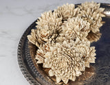 2" Bark Zinnia (10 pack) - Sola Wood Flowers