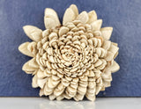 2" Bark Zinnia (10 pack) - Sola Wood Flowers