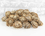 2" Bark Zinnia - 50 Pack - Sola Wood Flowers