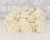 2" Bird Rose - 50 Pack - Sola Wood Flowers