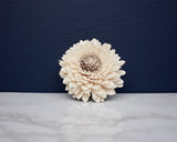 2" Coco Zinnia (10 pack) - Sola Wood Flowers