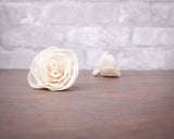 2" French Rose (10 Pack) - Sola Wood Flowers