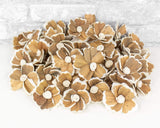 2" Hana - 50 Pack - Sola Wood Flowers
