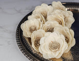 2" Honey (10 Pack) - Sola Wood Flowers