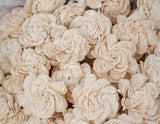 2" Spiral - 50 Pack - Sola Wood Flowers