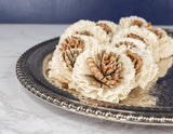 2" Tiger Eye (10 Pack) - Sola Wood Flowers