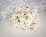 3" Bird Rose - 50 Pack - Sola Wood Flowers