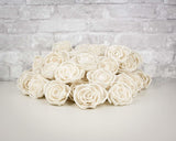 3" Bird Rose - 50 Pack - Sola Wood Flowers