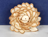 3" Button Almond (10 Pack) - Sola Wood Flowers