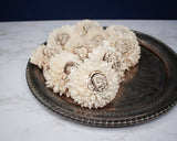 3" Coco Zinnia (10 pack) - Sola Wood Flowers