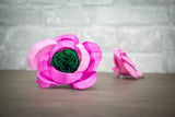 3" Polly Pink/Green (10 Pack) - Sola Wood Flowers