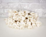 3" Precious Tulip - 50 Pack - Sola Wood Flowers