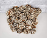 3" Wesley 50 Pack - Sola Wood Flowers
