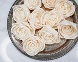 4" Bird Rose (10 Pack) - Sola Wood Flowers