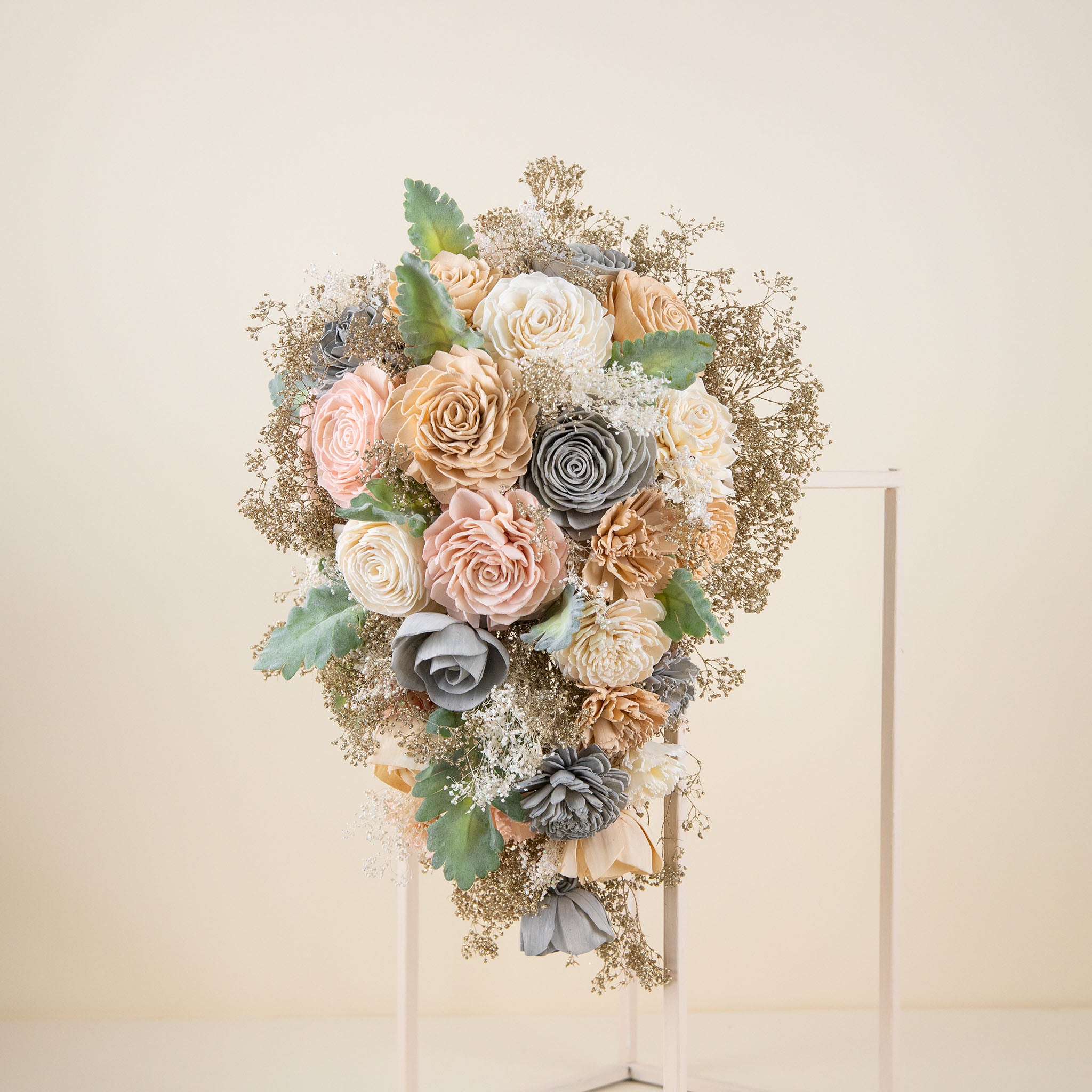 All That Glam Cascade Bouquet – Sola Wood Flowers