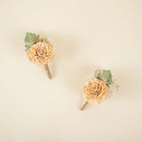 All That Glam Father's Boutonniere (Set of 2)