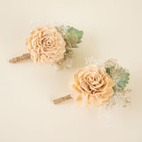 All That Glam Father's Boutonniere (Set of 2)