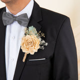 All That Glam Father's Boutonniere (Set of 2)