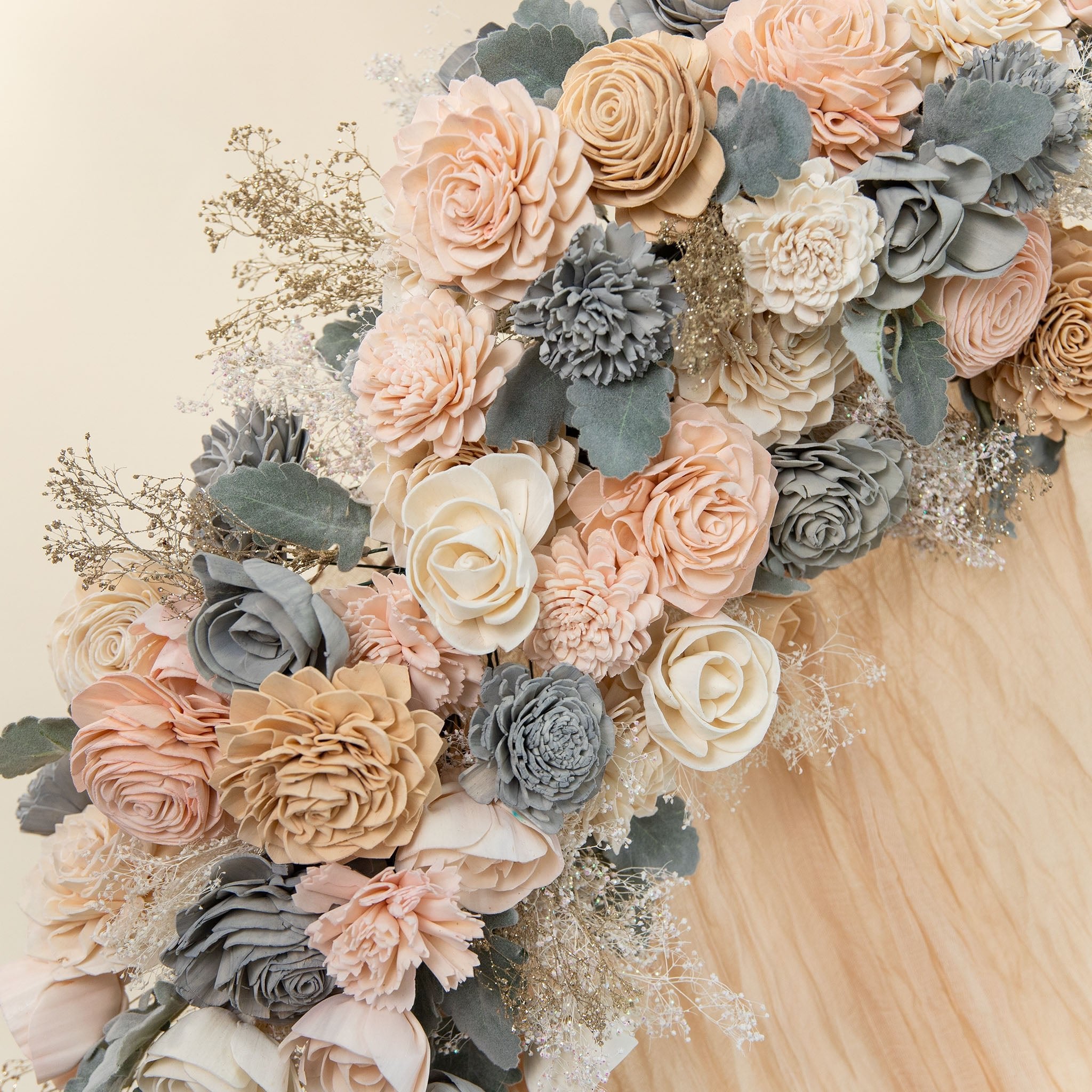 All That Glam Wedding Arch Decor – Sola Wood Flowers