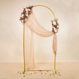 Luxe Amber Wedding Arch Decor