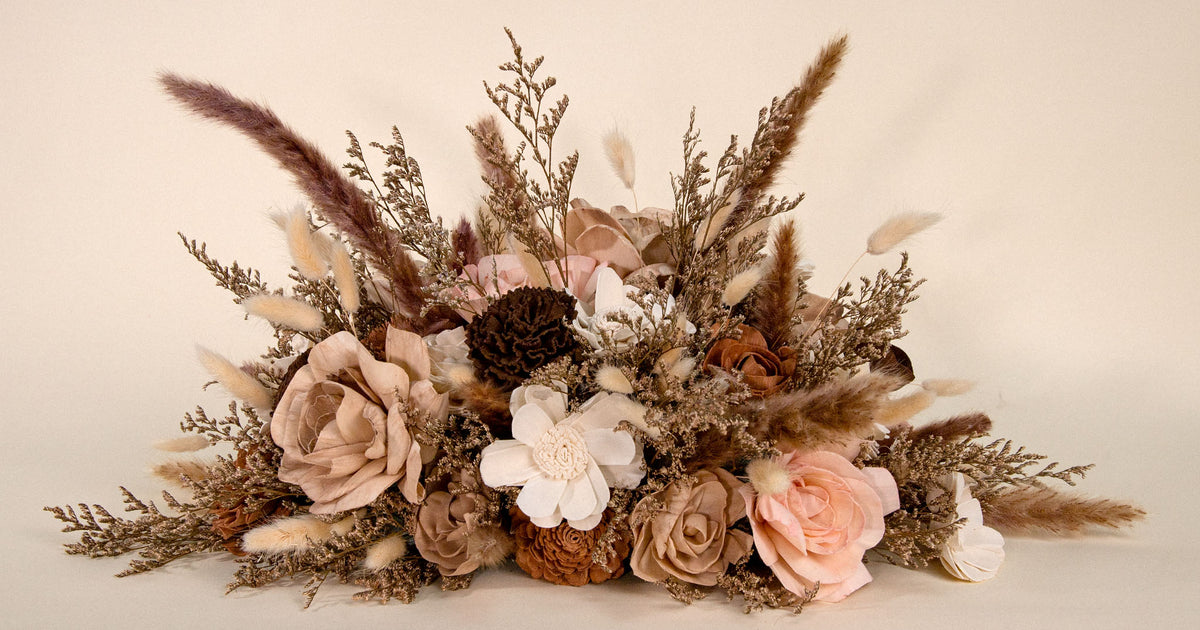 Wild Style Luxe Amber Centerpiece SolaFlowers
