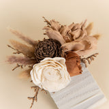 Luxe Amber Groom's Pocket Boutonniere
