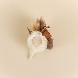 Luxe Amber Simple Boutonniere