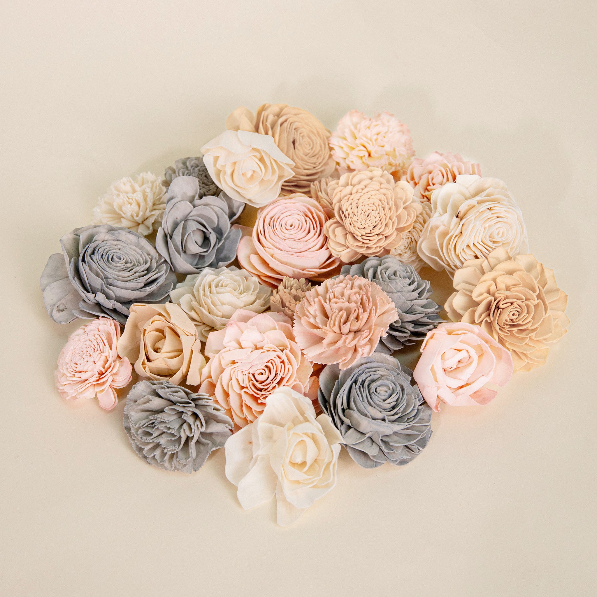 All That Glam Dyed Assortment 25 Pack - No Bark – Sola Wood Flowers