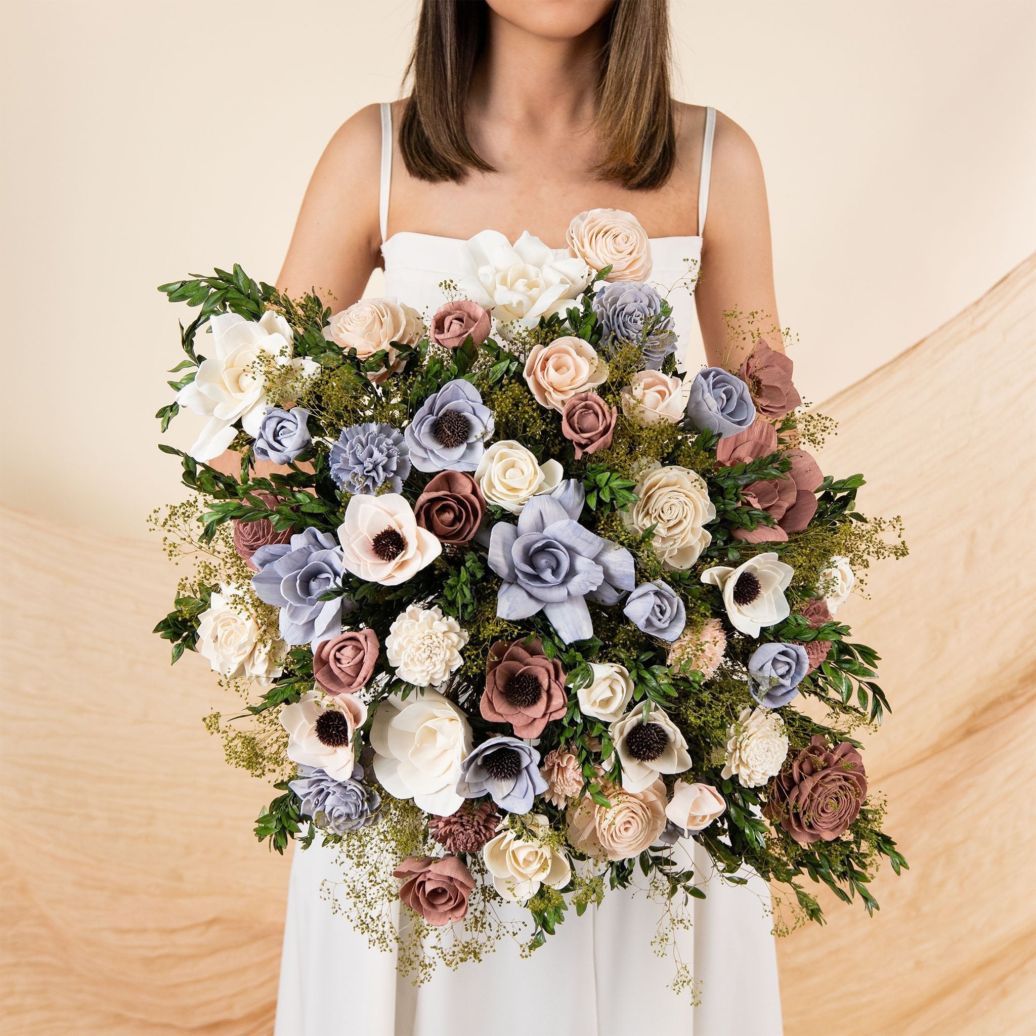 Luxe Bloom Bridal Bouquet – Sola Wood Flowers
