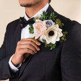 Luxe Bloom Groom's Pocket Boutonniere