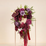 Dark & Moody Cascade Bouquet